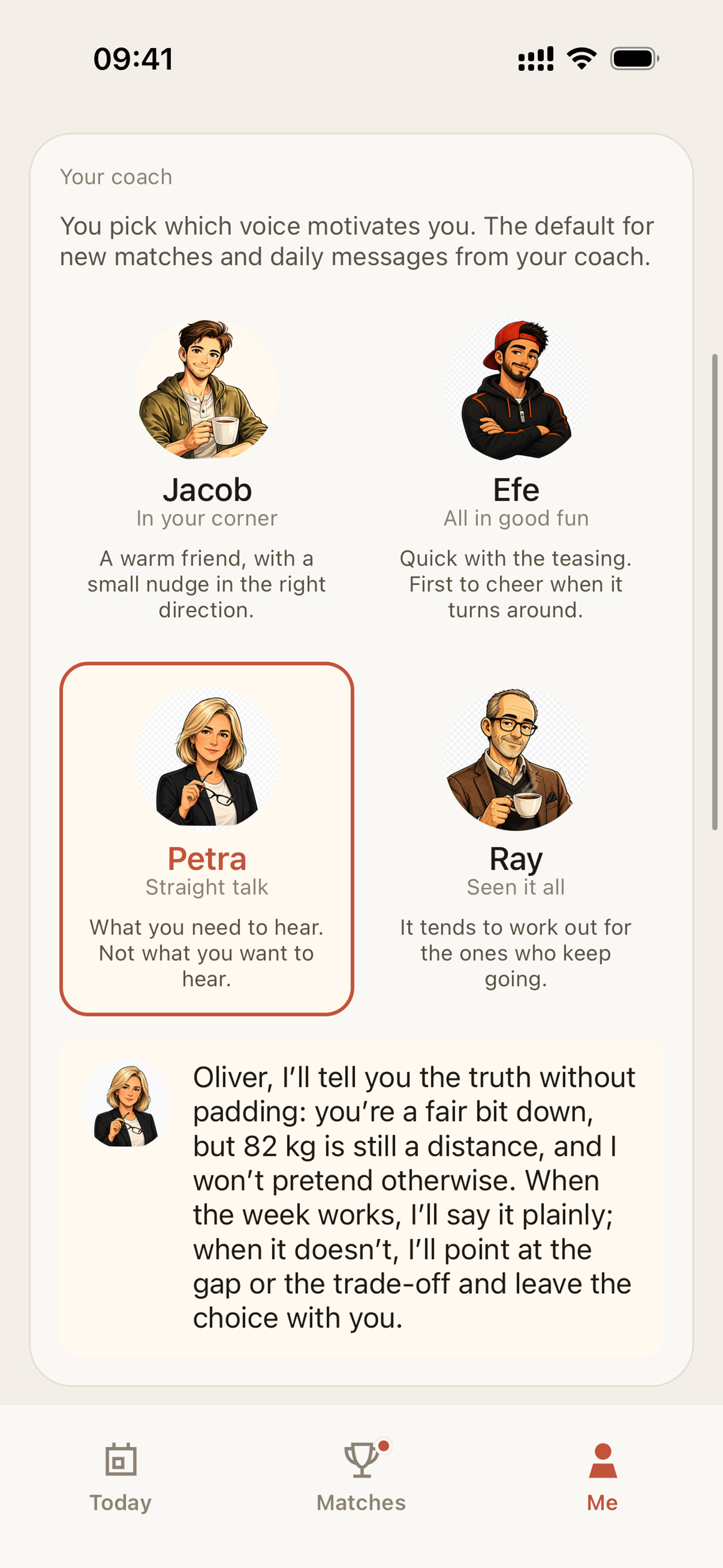 Pick your favourite coach from four different voices